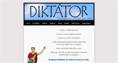 Desktop Screenshot of diktatorek.cz